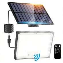 400 LED White Light Solar Outdoor Wall Light With Solar Panel, Easy To Install Solar Street Light For Porch, Yard, Garage, Fence, Pathway, Wall - 400LED - View 7