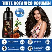 Champú Tinte Para Canas 5 En 1 Para Hombre Y Mujer, Color Negro, Marrón Y Chocolate, Cobertura Total De Canas, Lava, Tiñe, Nutre Y Protege El Cabello, Fórmula Herbal, Color Marrón, 500ml - 4 en 1 - Negro - Ver 3