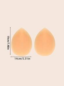 1 Pair Silicone Hip Lift Pads, Detachable Glue-Free Inner Lining, Soft Skin-Friendly, Natural-Looking Butt Lift Effect, Invisible And Seamless, Can Be Worn With Jeans, Casual Pants, Shorts, Built-In Shaping Pads In Underwear, Easily Create Full Butt Shape - Khaki - View 10