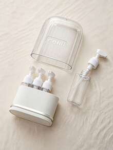 Travel Refillable Bottle Set, Portable Toiletry Dispenser Set, With Labels, Travel Refillable Bottles, For Storing Toiletries; Perfect Gift For Travelers, Holiday Gift, Christmas Gift - Regular Model - View 3