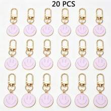 1pc/20pcs Cute Keychain - Fashionable Zinc Alloy Key Ring, Perfect Gift For Friends And Family, Bohemian Cartoon Style, Casual, Cute, Elegant, Bohemian - Multicolor - View 10