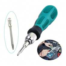 Quick Release Screwdriver Chuck 1/4" Drive Self-Locking Carbon Steel Bit Holder For DIY Home Repair And Maintenance - A - View 7