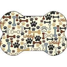 1pc Bone-Shaped Pet Feeding Mat, Anti-Spill Pet Bowl Mat, Suitable For Cats And Dogs, Food And Water Bowl Mat, Absorbent, Non-Slip, Quick-Drying, Dirt-Resistant And Easy To Clean, Suitable For Small And Medium-Sized Household Dogs Pet Supplies - View 8