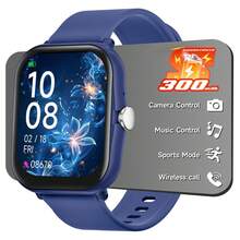 300mAh Unisex Kids Soft Silicone Strap Smart Watch, Large Touch Screen, Camera Control, Stopwatch, Calendar, Sporty Style Children Smartwatch, Daily Wear, Halloween Gift - Multicolor - View 2