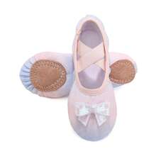 Girls' PU Ballet Shoes, Soft Bottom Flat Shoes, Pink Ballet Slippers - Royal Blue - View 8