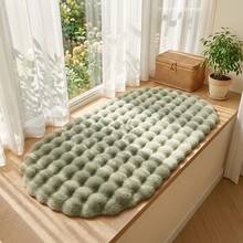 1 buah Keset Lantai Mewah Berbulu 3D Hijau Gaya Prancis, Keset Samping Tempat Tidur Persegi Lembut dan Berbulu, Karpet Dekorasi Kamar Mandi, Keset Kamar Mandi, Keset Pintu, Keset Kecil, Karpet, Keset Lantai, Dekorasi Rumah, Karpet Area, Karpet Dekorasi Liburan, Dekorasi Rumah, Karpet Area, Karpet Kamar Tidur, Karpet yang Dapat Dicuci - MultiWarna - View 3