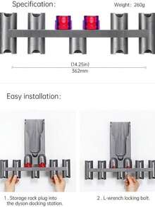 Gif Vacuum Cleaner Head Storage Bracket For Fee V7 Va V11 V12 V1S, 10 Lightweight Expansion Hanging Rack - View 7