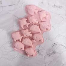 12-Cavity Ocean Animal Silicone Soap Mold, 3D Handmade Soap Making Mold, Suitable For DIY Soap, Aromatherapy Candles, Plaster And Craft Projects - A - View 12