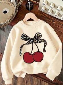 2pcs/Set Girls & Mom Matching Outfit, Letter Print Sweatshirt And Flare Pants, Soft Fabric, Casual Street Style - Multicolor - View 6