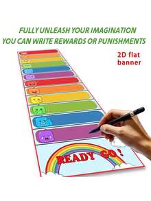 1pc 2D Interactive Desktop Game Banner/Party Banner, Atmosphere-Creating Multiplayer Game Tablecloth, Reusable, Suitable For Team Building, Company Gathering, Family Party, Game Props, Holiday Party, Christmas And New Year Supplies - One Size Fits All - View 4