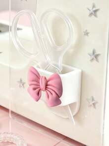 Unique Storage Box With Bow Tie And Sausage Mouth, A Multifunctional Desktop Organizer Box, Can Store Scissors, Tweezers And Other Office Supplies, Compact And Sturdy Design, Convenient For Sewing Supplies Storage, A Must-Have For Office Desk Or Office Storage. - One Size Fits All - View 7