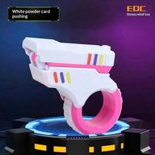 Rotating Ratchet Creative Finger Fidget Ring, Multiple Ways To Play! Rotating Ratchet Produces Crisp Mechanical Sound, Smooth Opening And Closing Operation, Portable Ring Design For Carrying Anywhere, Relieve Stress During Work, Commute, And Class Breaks, Essential Gadget For Toy Enthusiasts. - Multicolor - View 11