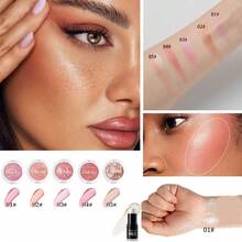 Blush & Highlight Duo Cosmetic Kit, Healthy Glowing Complexion Creator, Lightweight Non‑Greasy Texture, Long‑Lasting Comfortable Finish, Meets Diverse Makeup Demands From Fresh Daily Look To Gorgeous Party Glamorous Styling. - Set - View 4