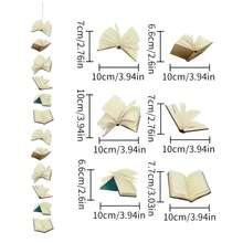 12pcs Hanging Decorations, Birthday Party Theme Set, Suitable For Home Decor, Classroom Decor, Cafe, Study Room, Photography Props, Classroom Decor, Dorm Decor. Ideal Gift For Back To School, Halloween, Christmas. - A - View 5