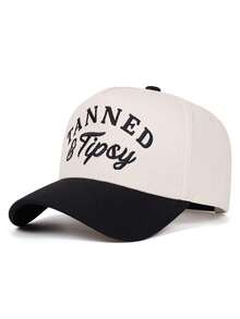 1pc Fashion And Personalized New Hip Hop Hat Letter TANNED Embroidered Baseball Hat Outdoor Adjustable Sunshade Hat Daily Casual Decorative Hat Unisex - Letter TANNED - View 8