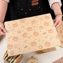 300 Sheets Of 15 * 11 Inch Sandwich Wrapping Paper, Tray Padding Paper, Thick Oil Absorbing Paper, Food Packaging Paper, Baking Paper, Kitchen Supplies, Desktop Decorative Paper, And 200/100/1pc To Choose From - View 2