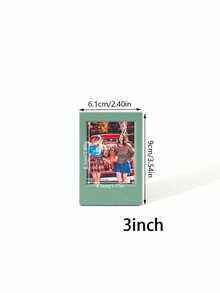 1 khung ảnh nam châm 3 inch, khung ảnh nam châm DIY sáng tạo, khung ảnh nam châm mini vui nhộn - Nhiều màu - Xem 10