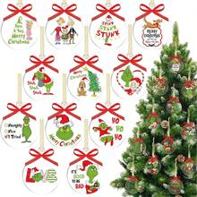 The Grinch The 12pcs Whoville Christmas Tree Hanging Ball Ornaments, Christmas Tree Decorations, Christmas Holiday Tree Home Decor - Cookie Monster - View 5