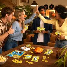 Children's Multi-Player Funny Desktop Party Game, Nose-Wearing Card Table Game Set, Family Gathering Team Building Hilarious Interactive Leisure Toy, Adult And Children's Fun Battle Desktop Mini Game, Suitable For Party, Holiday, Birthday Gift - Multicolor - View 1
