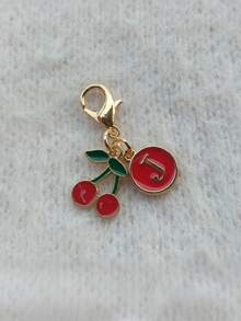 Zinc Alloy Cherry Pendant And Letter Charm Keychain, Bag, Backpack, Wallet, Document Bag, Car Key Accessory Pendant, Holiday Party Gift, Birthday Gift, Back To School Gift, Creative Handmade Keychain - Multicolor - View 33
