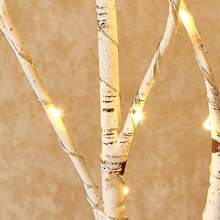 1pc Lighting White Birch Tree Branch Decorative Lamp,Battery-Powered,Suitable For Indoor Christmas,Romantic Weddings And Fashionable Home Decoration.Without Battery,Festive Lighting,Wedding Decor,Modern Lamp,Durable Construction,Decorative Light - Multicolor - View 7