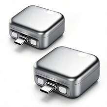 Universal 140W Dual Port Charger Accessory, All Charging Modes, AI Recognition & Safety Protection, Compatible With All Phones - Silver - View 8