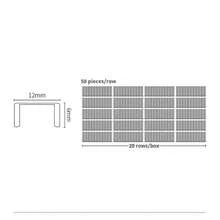 Staples 1000 PCS/Kotak Staples 12# untuk 25 Halaman, Staples Berkekuatan Tinggi Mudah Menembus untuk Mesin Staples Meja Kecil untuk Kantor dan Rumah, Perlengkapan Sekolah. - 12# - View 3