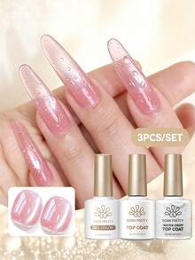 BORN PRETTY 3件組 10ml 水滴凝膠美甲套組 光澤凝膠指甲油 自動成型水滴效果 DIY 家用美甲 - 彩色 - 查看 11