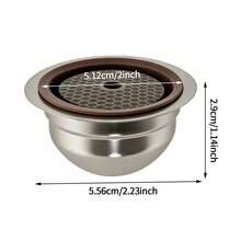 kangten Reusable Stainless Steel Coffee Capsules, Reusable Capsules With Silicone Lids, Refillable Coffee Capsules - View 2