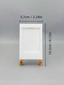 White Mini Photo Easel Frame, Reusable Desktop Photo Display Stand, Multi-Scene Decorative Photo Holder, Aesthetic Birthday Anniversary Holiday Gift, Suitable For Friends Classmates Home Office Desktop Decoration - Multicolor - View 8