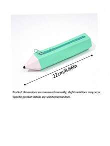 1pc Fun Pencil Shaped Pencil Case, Pencil Shape Student Pencil Pouch, Large Capacity Multi-Color Stationery Storage Box, Suitable For Back To School Season Gift, Gift Packaging Supplies, Storage Bag - Multicolor - View 8