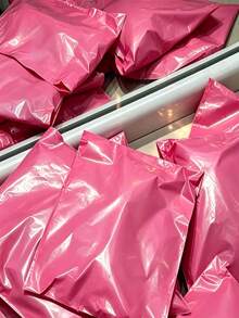 10/20pcs Rose Red Polyethylene Courier Bags, M L XL Mixed Sizes, Self-Adhesive Seal Mailing Bags - Multiple Styles - View 6