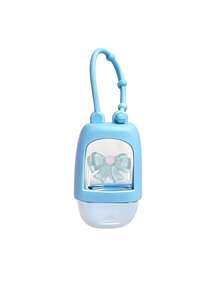 Dopamine Color Palette Refillable Squeeze Bottle - Equipped With Silicone Sleeve And Bow; Portable Mini No-Rinse Hand Sanitizer Bottle, Leak-Proof Design, Refillable (Also Suitable For Water, Lotion, Etc.); Travel Size, Vibrant Colors, Suitable For Office, Gym, Travel And Campus Use. - Multicolor - View 12