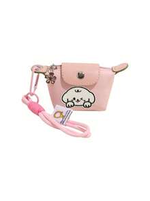Puppy Cloth Sticker Mini Coin Purse,Portable Travel Change Purse,Can Hold Cards, Cash, And Coins, Snap Button Coin Purse Accessory For Students - Multicolor - View 13