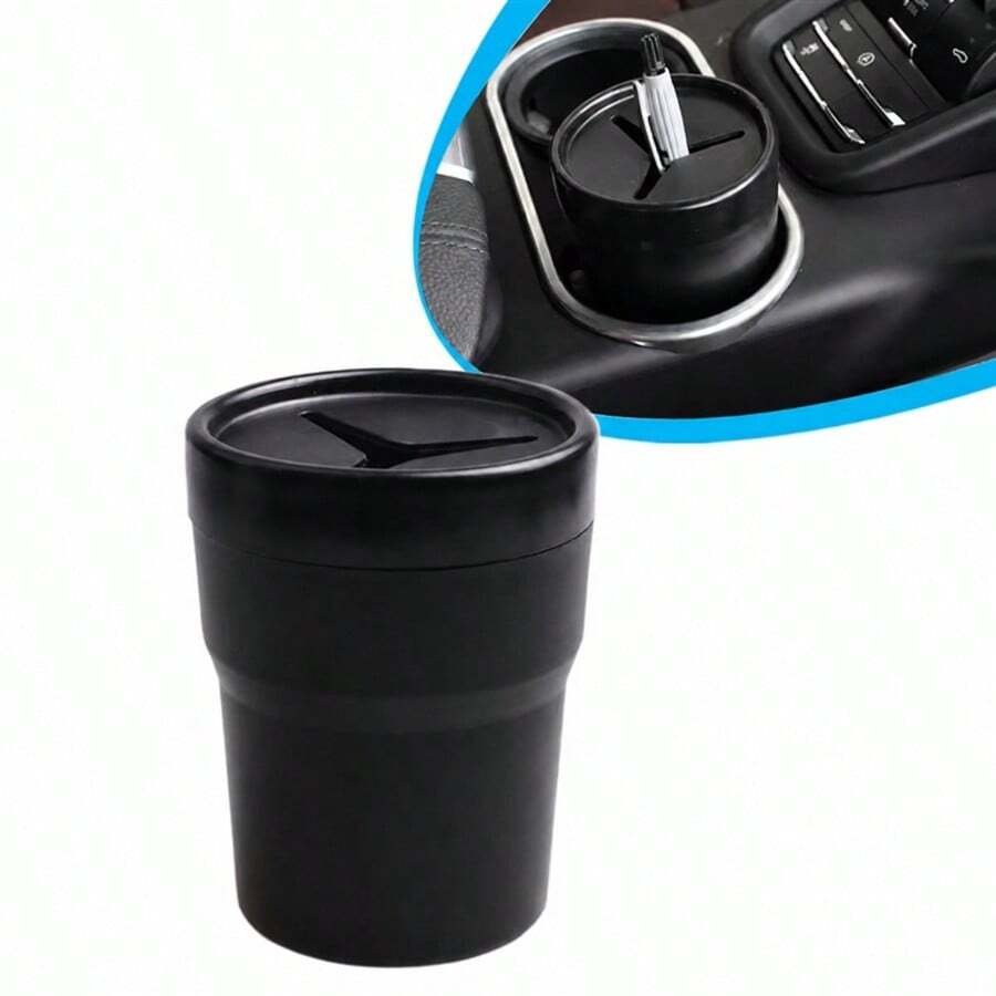 Car Cup Holder Storage Box, Phone Organizer, Card & Coin Holder - A - View 1