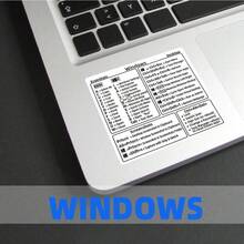 2pcs Laptop Keyboard Shortcut Stickers, Efficient Office Quick Reference Guide, Mini Size, Easy To Install And Remove, Universal Laptop, Perfect Gift For Colleagues And Friends - View 2