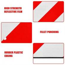 Rear Warning Sign Reflector Signal Bike Rack Motorhome Caravan NEW - A - View 6
