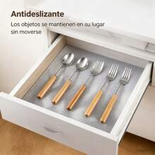 1 Rollo, Revestimiento de gabinete, Adecuado para gabinetes, cajones y refrigeradores, Fácil de limpiar, Impermeable, a prueba de aceite, a prueba de humedad, a prueba de polvo, Almohadilla para encimera de cocina, Organizador de cajones de muebles, Decoración del hogar, Almacenamiento para fiestas y Navidad - A - Ver 10