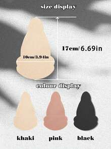 2pcs/20pcs Invisible Lift-Up Fashion Disposable Gourd-Shaped Sticker Set, (Includes 10pcs Floral Breast Stickers) Lightweight Stickers, Portable Body Decoration Accessories, Suitable For Dresses, Tank Tops, Parties, Events And Daily Wear. - Multi-color - View 5