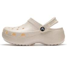 Crocs Women's Classic Glitter Cloud Clog Sandals - White - View 1