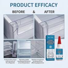 JUE FISH Refrigerator Drawer Adhesive, Convenient Nail-Free Strong Bonding For Various Refrigerator Interior Accessories And Components - A - View 8