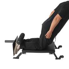 HYYKJ-US Curl Workout Bench, Adjustable Nordic Wave Bench, Home Gym Hamstring Curl Machine & Glute Bench, Heavy Duty Curl Workout Bench With Transport Wheels, For Home And Office Gym Exercise - Default - View 6