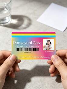 Funny Custom GAY Membership Card With Photo, Personalized Joke Membership Card, Prank Gift For Friends, Custom Photo Card, Novelty LGBTQ Humor Gift, Lesbian Pride Joke Card, Unique Best Friend Gift, College Student Gift, Gift For Him Her - Multicolor - View 9