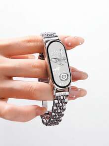 Stainless Steel Band + 1 Band Removal Tool For Xiaomi Band 10/9/8/9pro/8Pro, Breathable Replacement Band, Also Compatible With Redmi Watch4/5 Smartwatch For Men And Women - Mi Band 8/9pro - View 13