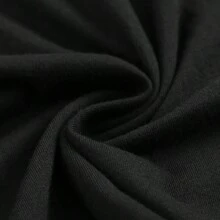 Tween Girls Extended Size T-Shirts - Black - View 2