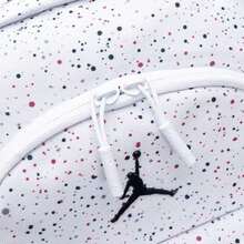 Nike Jordan Polka Dot Polyester Backpack Medium Unisex White - White - View 7
