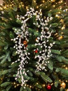 Christmas Crystal Beaded Garland, 39 Inch Christmas Tree Decoration, Transparent Crystal Decorative String, Suitable For DIY Crafts, Table Centerpiece Decoration, Holiday Decor, Wedding And New Year Gifts - Multicolor - View 5