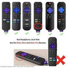 3pcs Glow-In-The-Dark Solid Color Remote Control Silicone Protective Case, Soft Rubber Full Coverage Dustproof & Shockproof Remote Shell, With Colorful Lanyard To Prevent Loss, Compatible For T Cl Ro Ku280 English Version Remote Control Protection & Storage, Practical Home Use Remote Control Protective Accessory - View 12