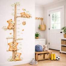 The Grinch 2pcs Large Christmas Window Decals The Cartoon PVC Static Cling Stickers Window Decoration Glass Stickers,Suitable For Neutral Style Room, Bedroom And Game Room Home Decor - Bear Height Chart - View 8