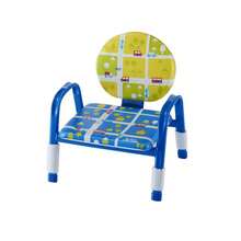 Kit 2 Cadeirinha Infantil Menino Menina Com Encosto Assento Confortável Reforçada - Azul - Visão 4